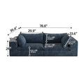 JIYI Boneless Sofa Cloud Style Vacuum Compressed Sofa Set For Modern Living Rooms