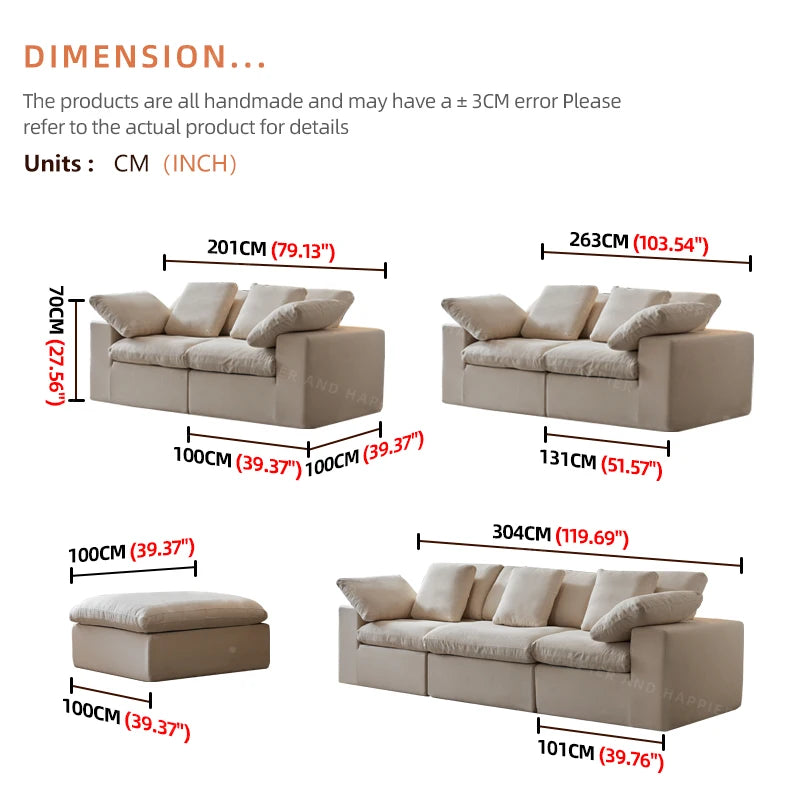 Vacuum Package Modular Boneless Compressed Sofa High Density Foam Modern Compress Sofa Luxury Sponge Living Room Compress Sofas