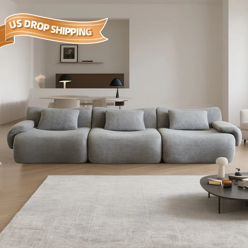 High Density Sectional Sponge Compress Sofa Living Room Vacuum Foam Compressed Sofa Boneless Empty Design Modern Compressed Sofa