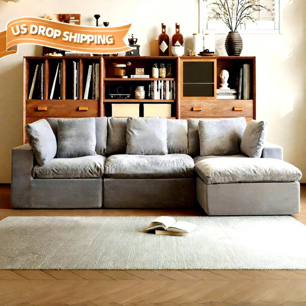 High Density Foam Boneless Compressed Sofa Living Room Roll Canape Compressed Sofa Luxury Sponge Vacuum Package Compress Sofas