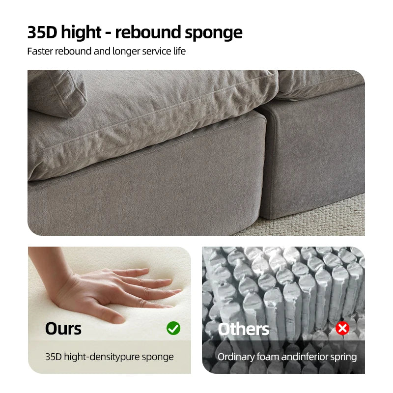 Sponge Corner L Shape Compressed Sofa Canape Vacuum Foam Package Compression Sofa Design Modern Wholesale Fabric Compressed Sofa