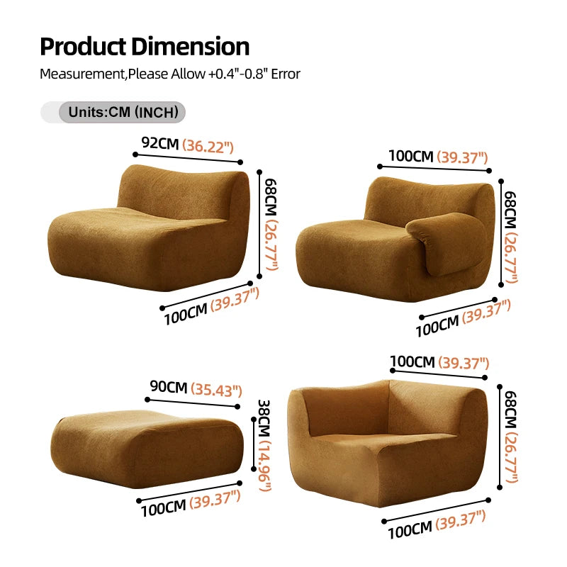 Living Room Furniture Vacuum Compressed Sofa Modern Sectional High Density Compress Sofa Sponge Bubble Roll Canape Compress Sofa