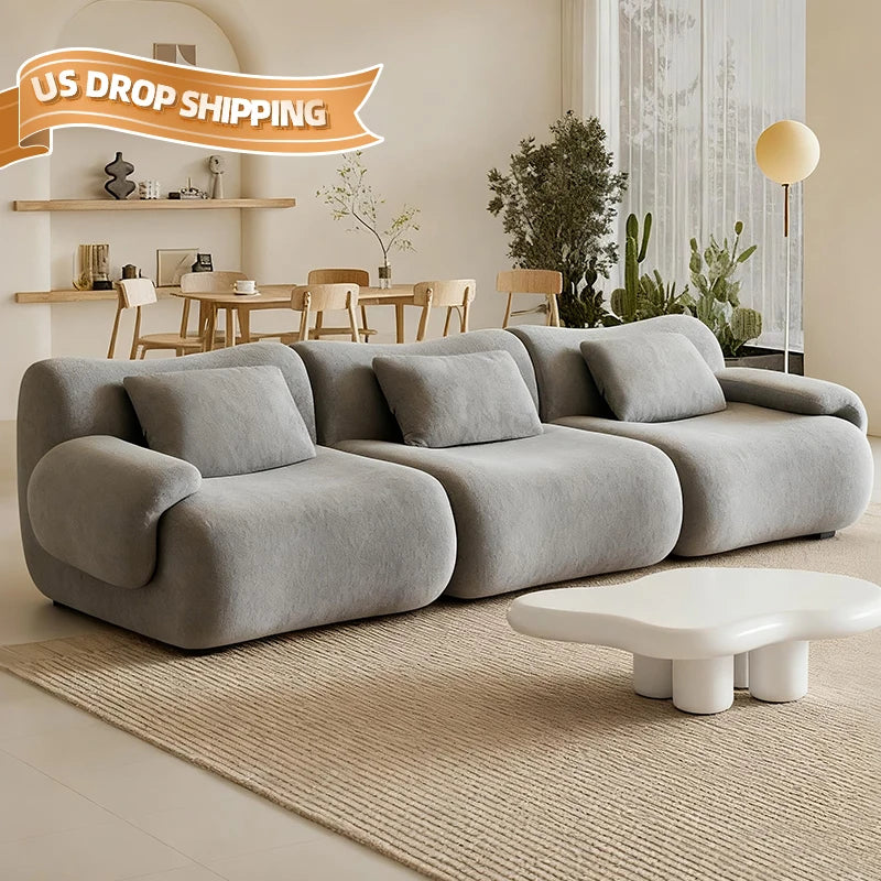 High Density Sectional Sponge Compress Sofa Living Room Vacuum Foam Compressed Sofa Boneless Empty Design Modern Compressed Sofa