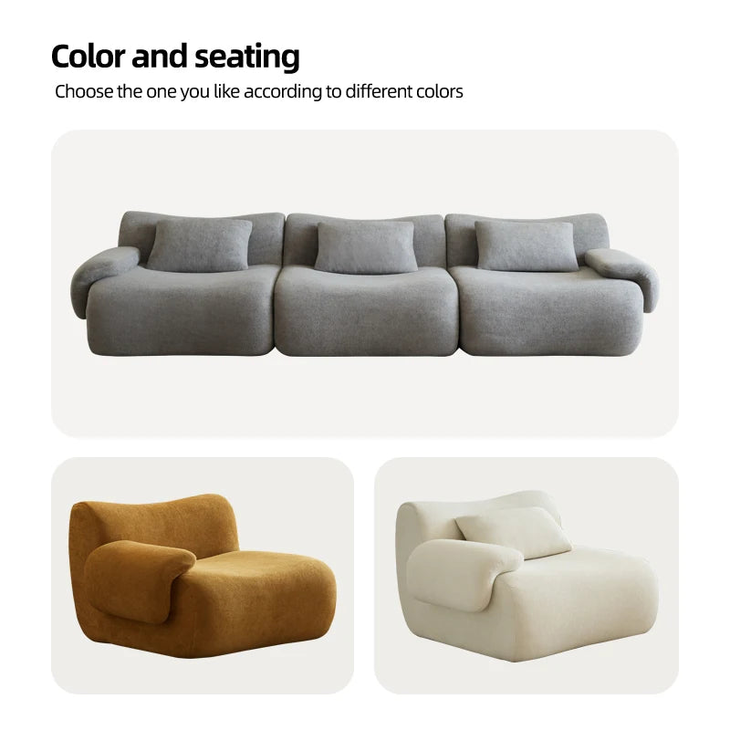 High Density Sectional Sponge Compress Sofa Living Room Vacuum Foam Compressed Sofa Boneless Empty Design Modern Compressed Sofa