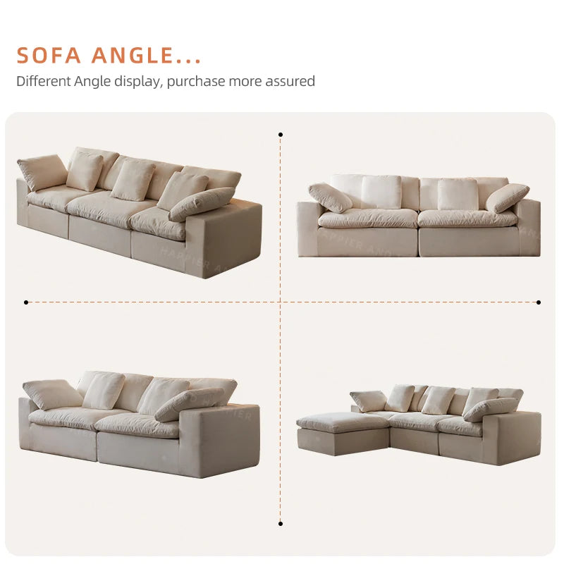 Luxury Sponge Vacuum Package Boneless Sofas High Density Foam Boneless Compressed Sofa Living Room Roll Canape Compressed Sofa