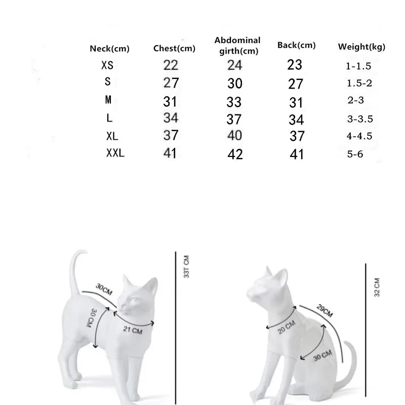 Sphynx Clothes for Cat Summer Sun UV Protection Hooded Shirt for Devon Rex Lightweight Breathable Cool Fabric Coat for Kittens