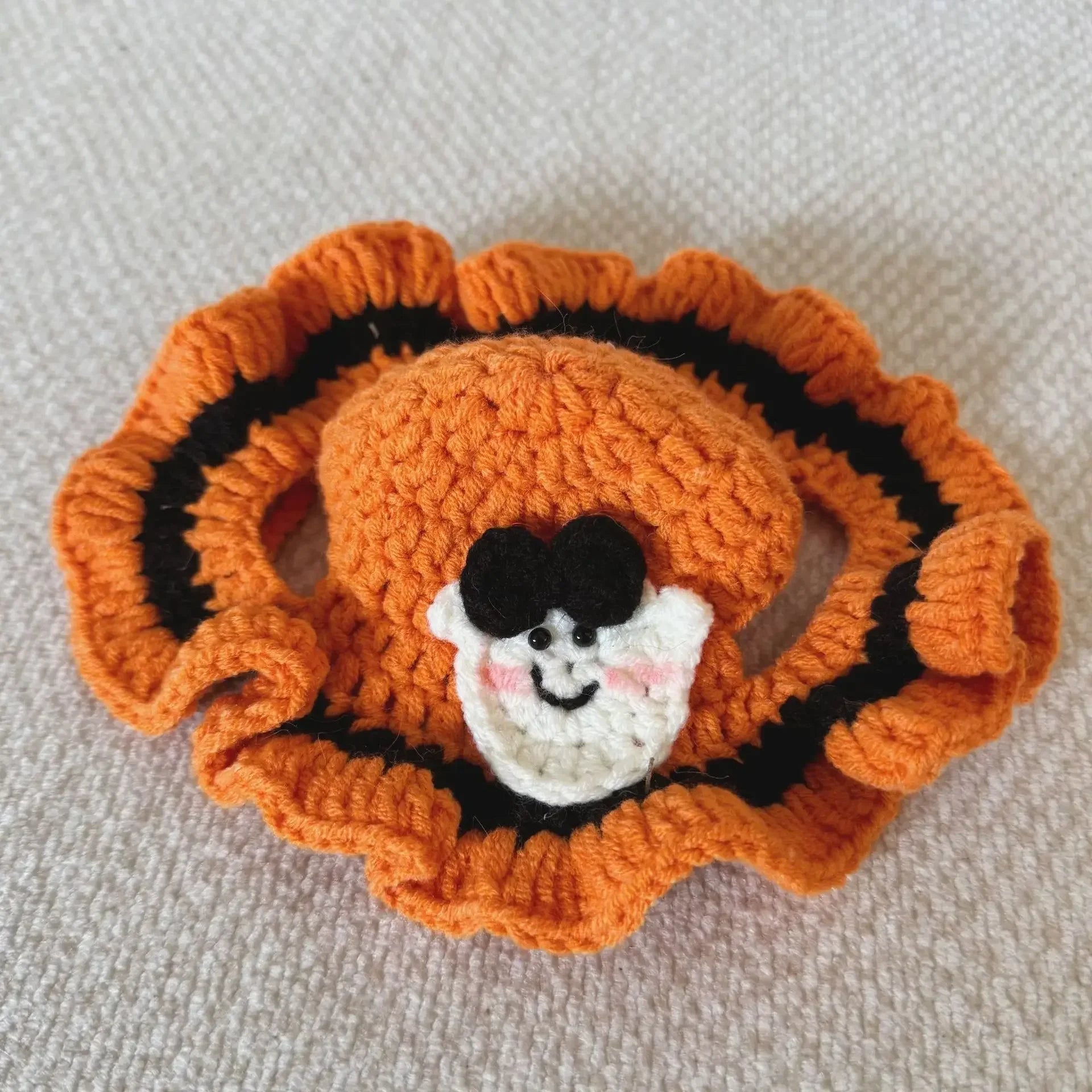 Cute Refined Cat Hat Elastic Autumn Winter Pet Hat Puppy Kittens Knitted Hat Party Photo Shoot Props Decoration Cat Accessories