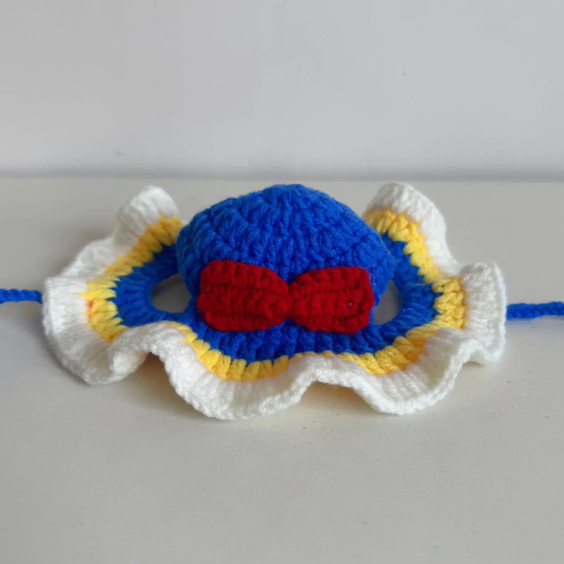 Cute Refined Cat Hat Elastic Autumn Winter Pet Hat Puppy Kittens Knitted Hat Party Photo Shoot Props Decoration Cat Accessories