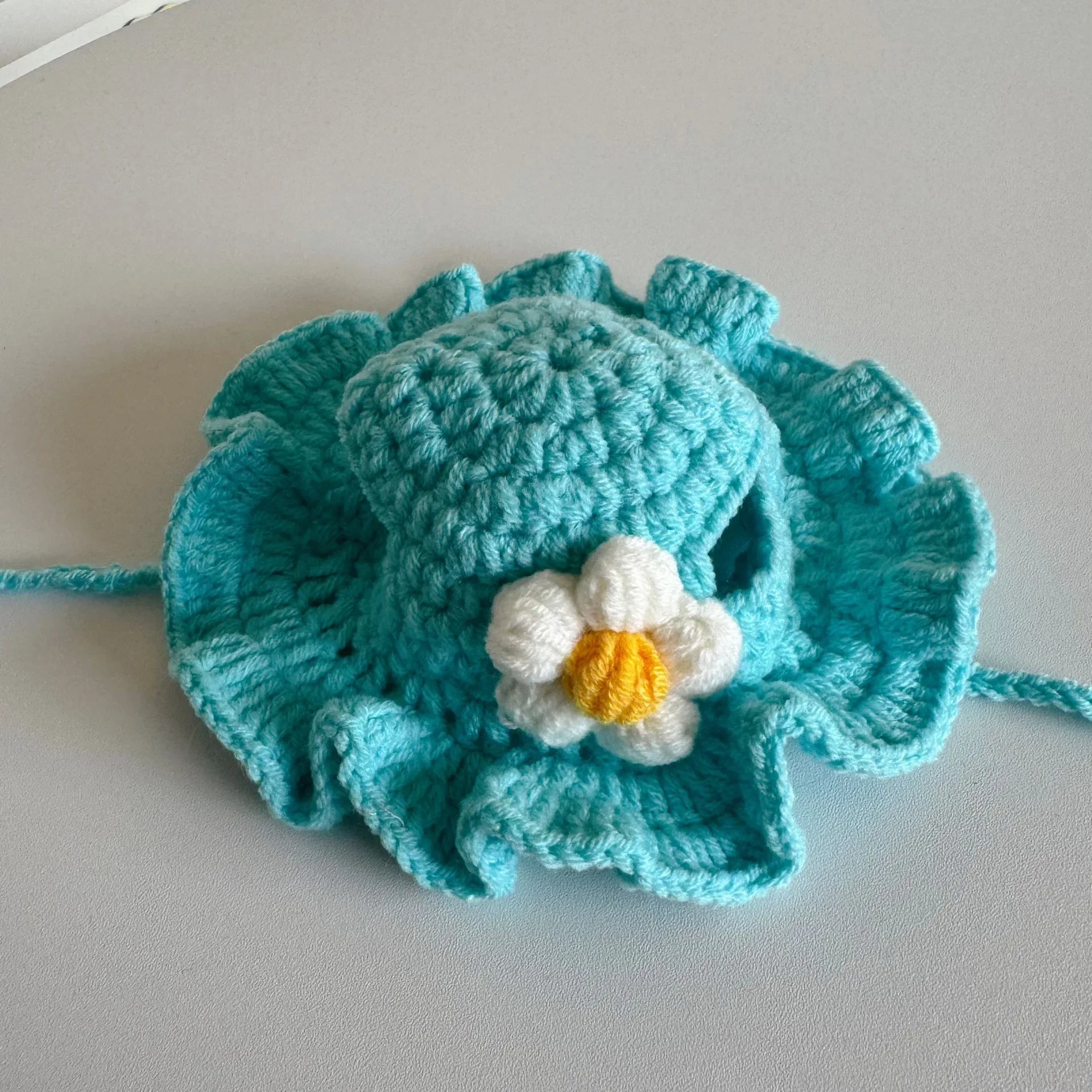 Cute Refined Cat Hat Elastic Autumn Winter Pet Hat Puppy Kittens Knitted Hat Party Photo Shoot Props Decoration Cat Accessories