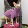 Sphynx Cat Clothes Baby Soft Cotton Fall Winter Kitten Small Dog Clothes for Cornish Devon Cat Costume Hairless Pet Clothes